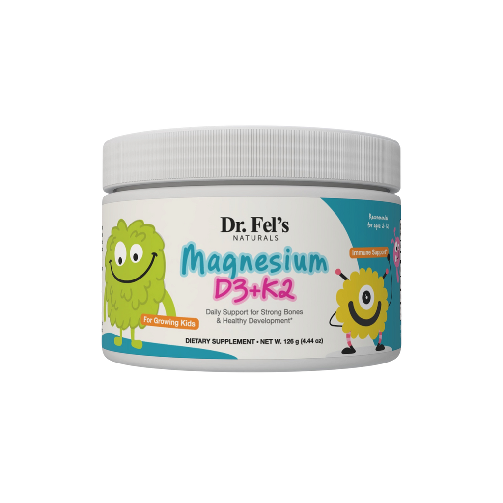 Magnesium & Vitamin D3 + K2 (For Growing Kids)