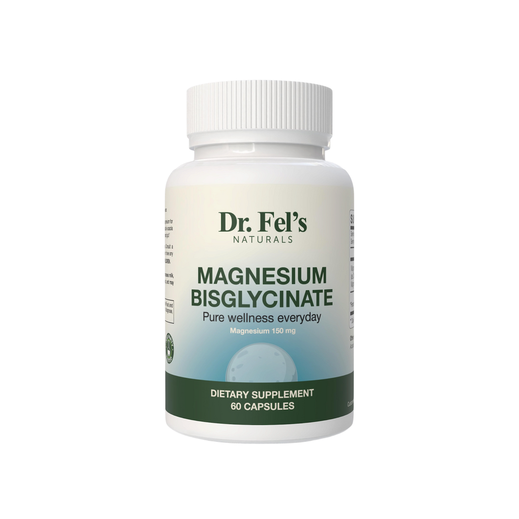 Magnesium Bisglycinate (150 mg, Chelated) + Acacia fibre (175 mg)