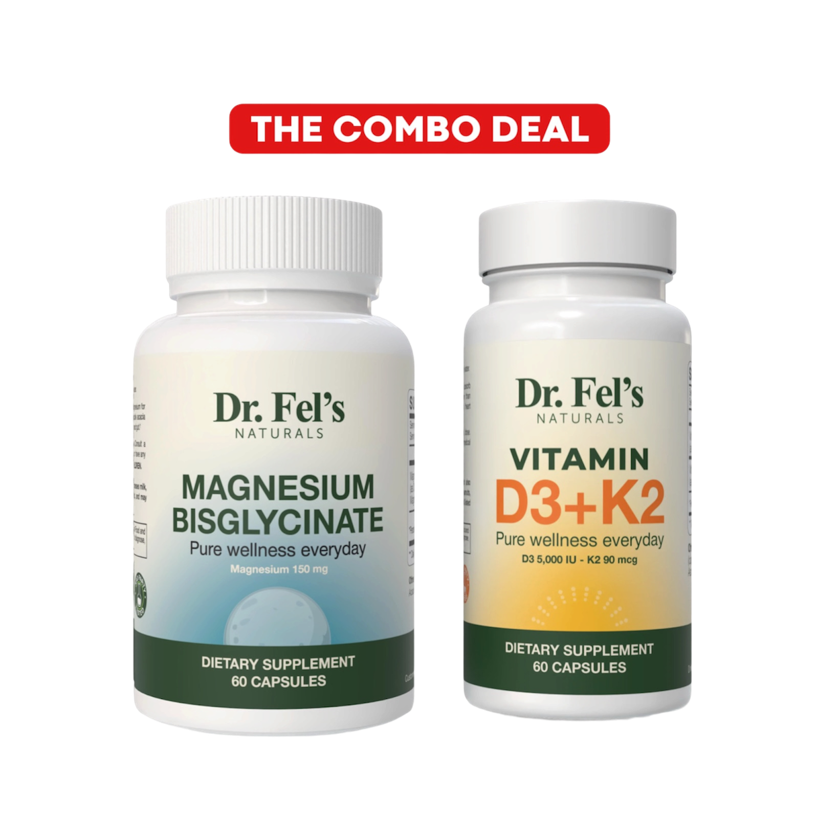Vitamin D3 + K2 & Magnesium Bisglycinate