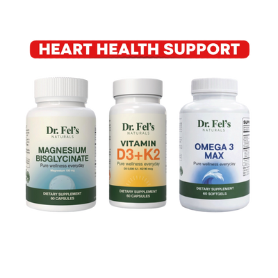Vitamin D3 + K2 & Magnesium Bisglycinate & Omega 3 Max