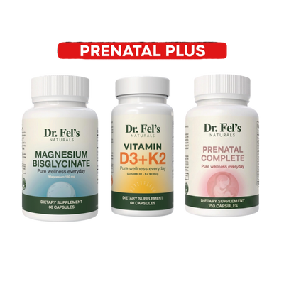Vitamin D3 + K2 & Magnesium Bisglycinate & Prenatal Complete
