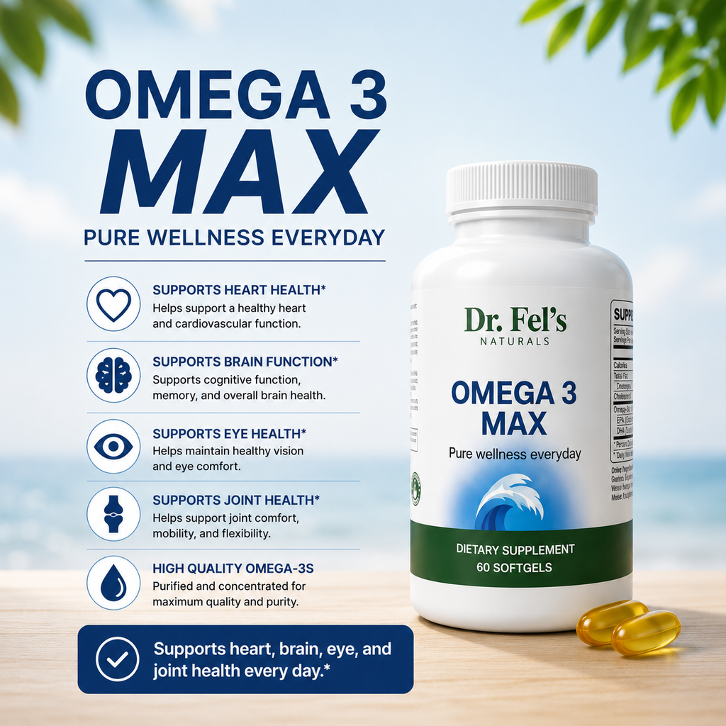 Magnesium Bisglycinate + Vitamin D3+K2 + Omega 3 Max + CoQ10