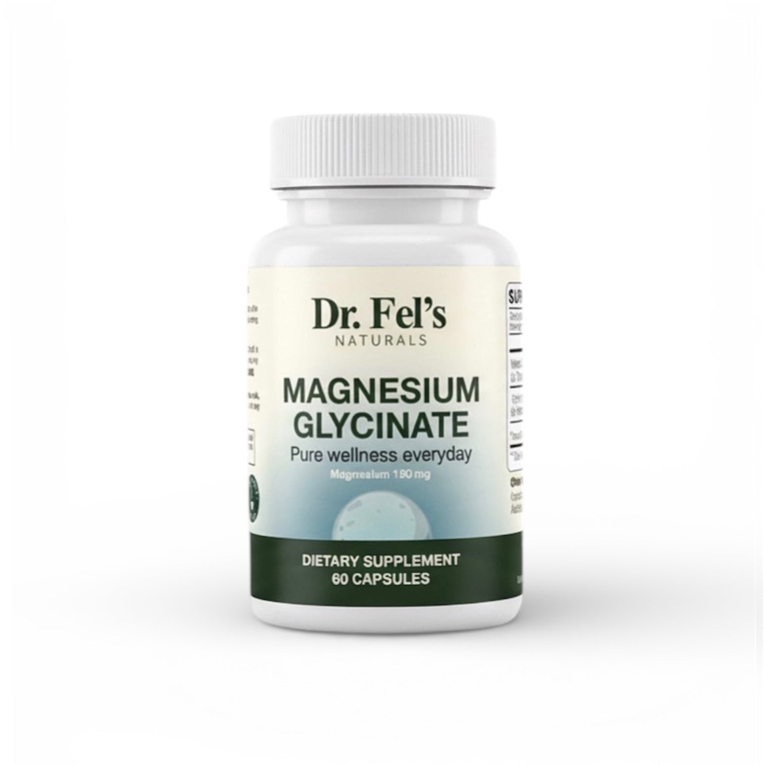 Magnesium Glycinate (150 mg, Chelated) + Acacia fibre (175 mg)