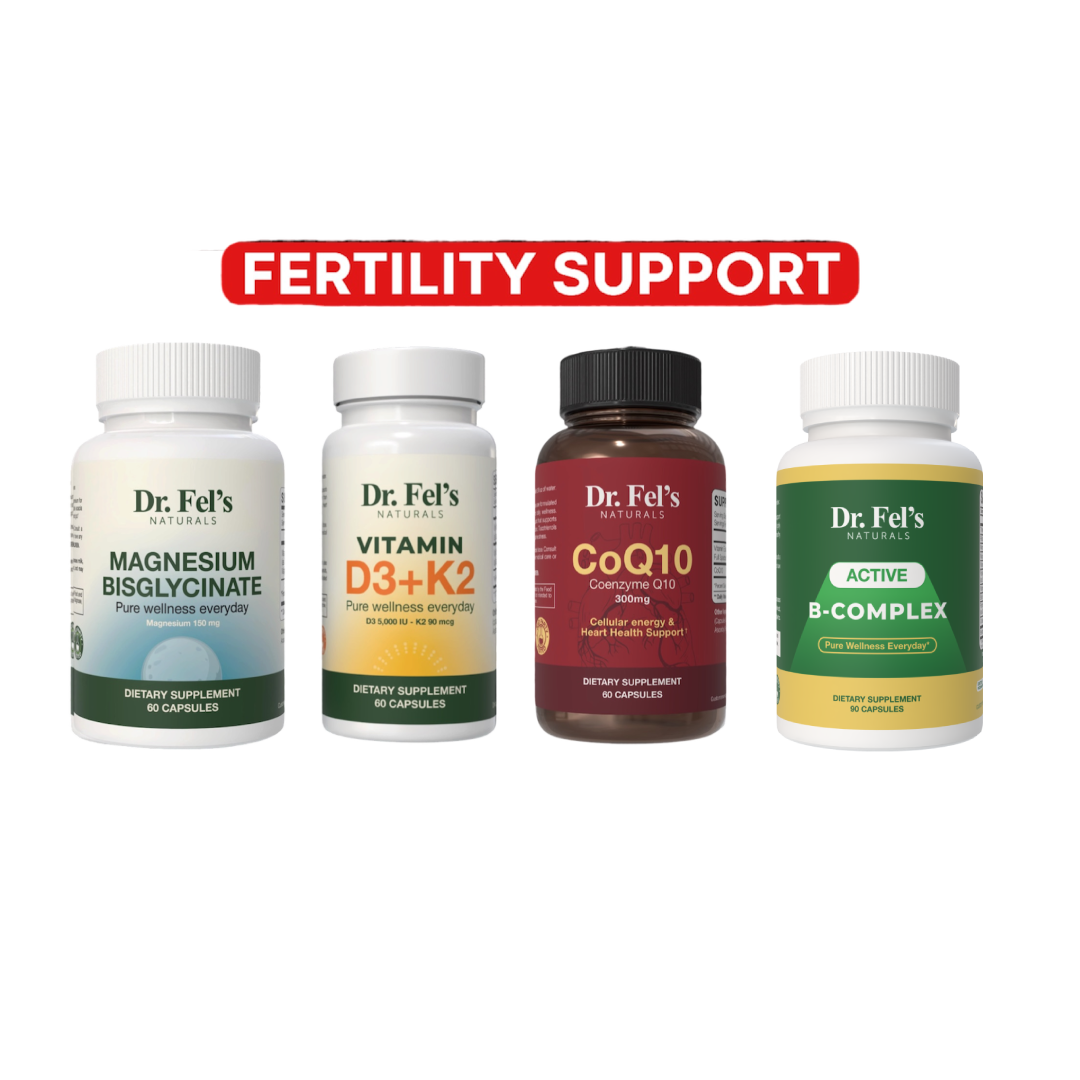 Vitamin D3 + K2 & Magnesium Bisglycinate & CoQ10 & B Complex
