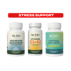 Magnesium Bisglycinate & Vitamin D3 + K2 & Cortisol Balance