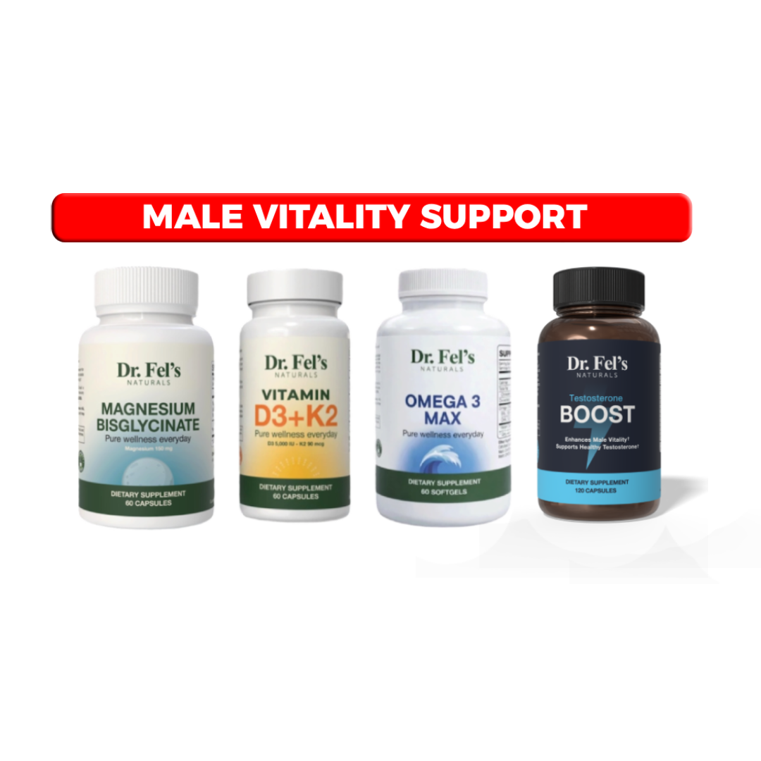 Vitamin D3K2 & Magnesium Bisglycinate & Omega 3 Max & Testosterone Booster