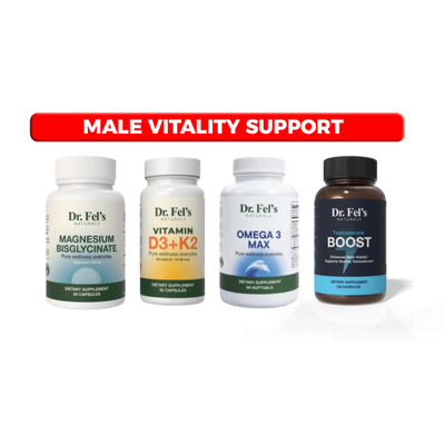 Vitamin D3K2 & Magnesium Bisglycinate & Omega 3 Max & Testosterone Booster
