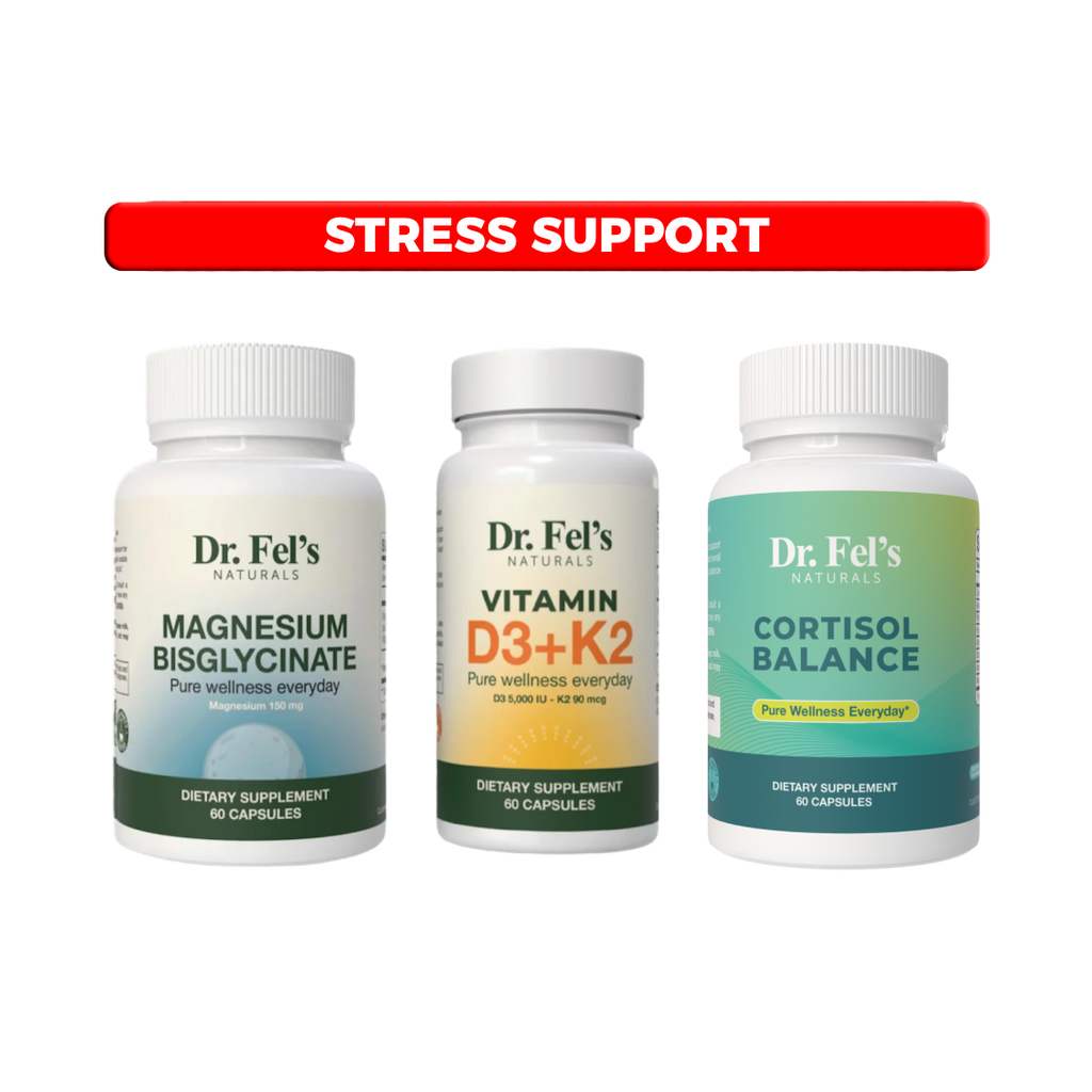Magnesium Bisglycinate & Vitamin D3K2 & Cortisol Balance