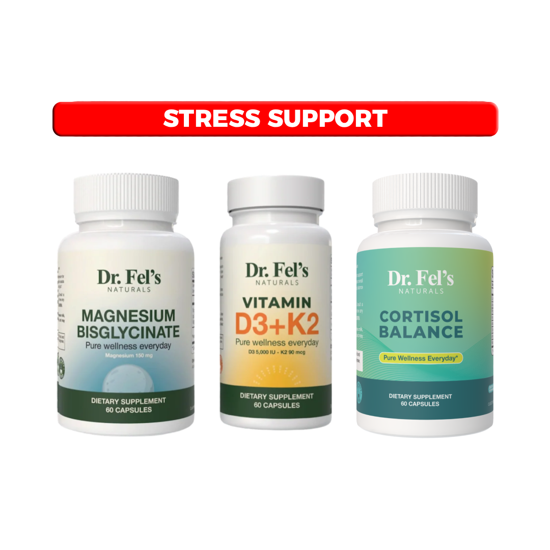 Magnesium Bisglycinate & Vitamin D3K2 & Cortisol Balance