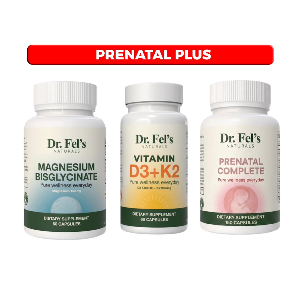 Vitamin D3K2 & Magnesium Bisglycinate & Prenatal Complete