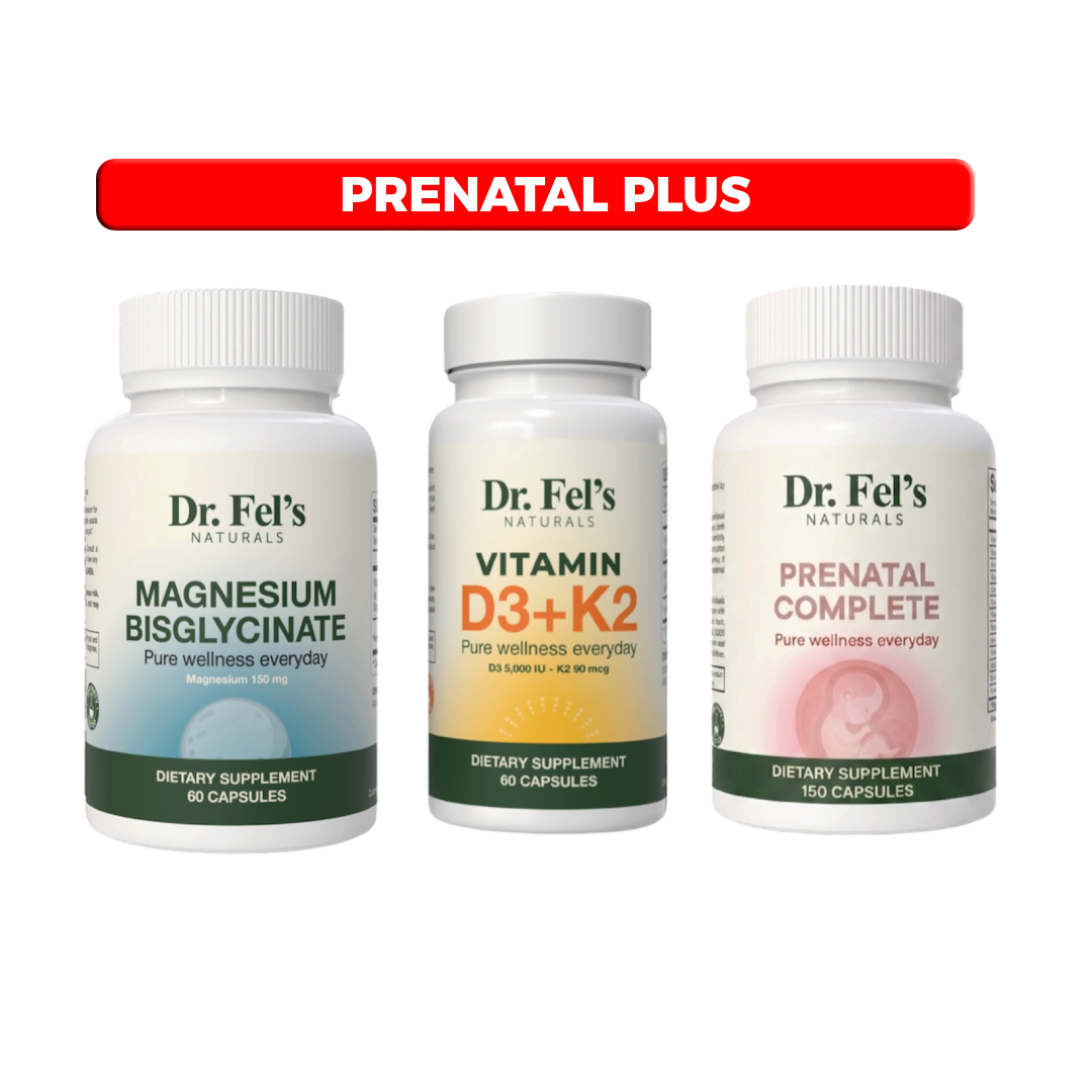 Vitamin D3K2 & Magnesium Bisglycinate & Prenatal Complete