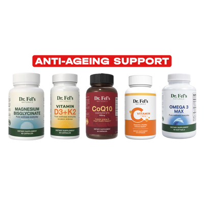 Magnesium Bisglycinate & Vitamin D3 + K2 & CoQ10 & Vitamin C & Omega 3 Max